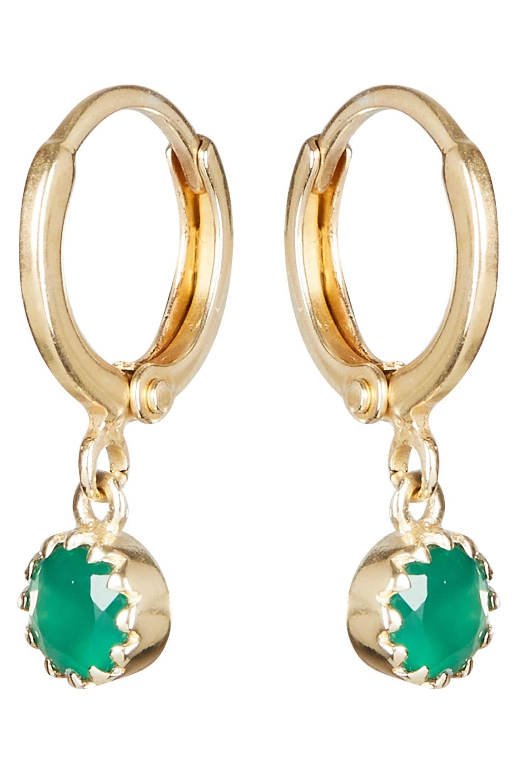 Oliver bonas green earrings discount