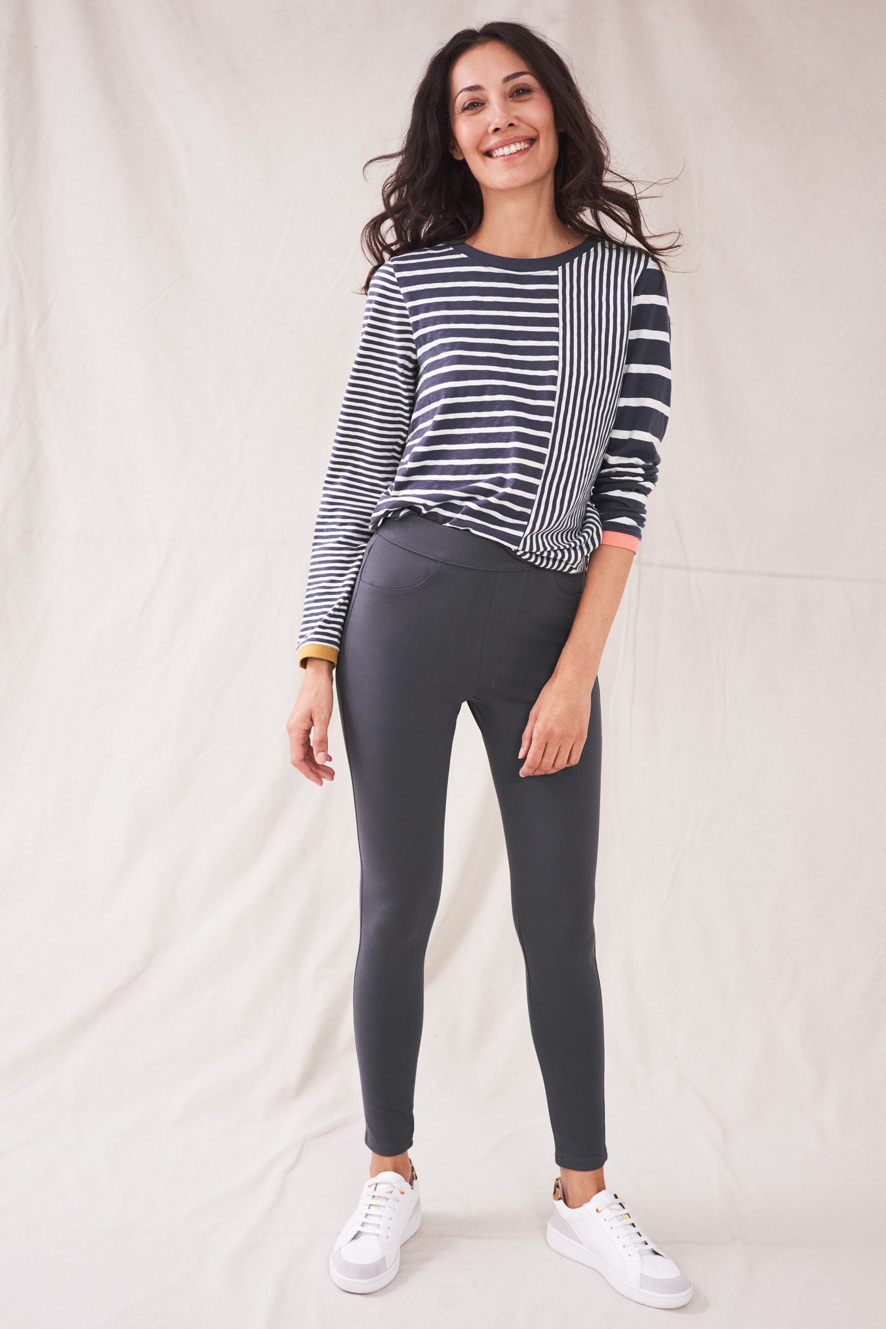 Buy White Stuff Grey Jodie Ponte Jegging from Next Luxembourg