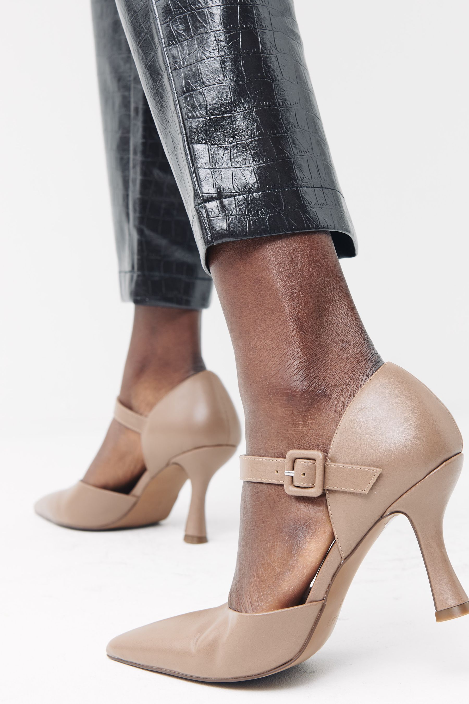 Buy Camel Forever Comfort Point Toe Mary Jane Court Shoes from Next Luxembourg