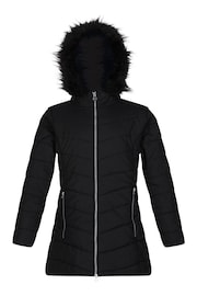 Regatta Black Fabrizia Insulated Thermal Longline Jacket - Image 4 of 7