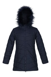 Regatta Blue Fabrizia Insulated Thermal Longline Jacket - Image 4 of 8