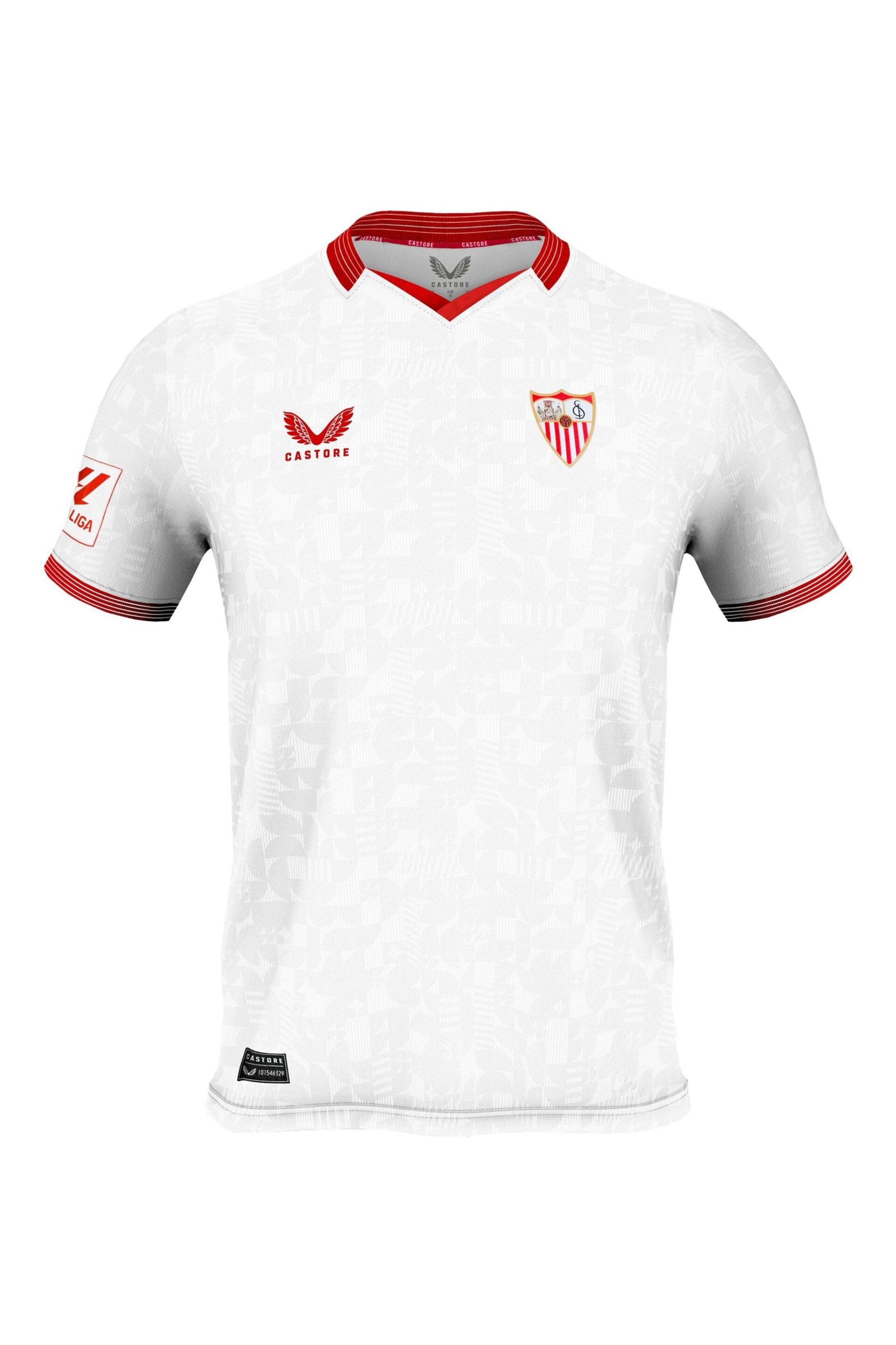Castore White Sevilla 2023-24 Home Shirt - Image 1 of 1