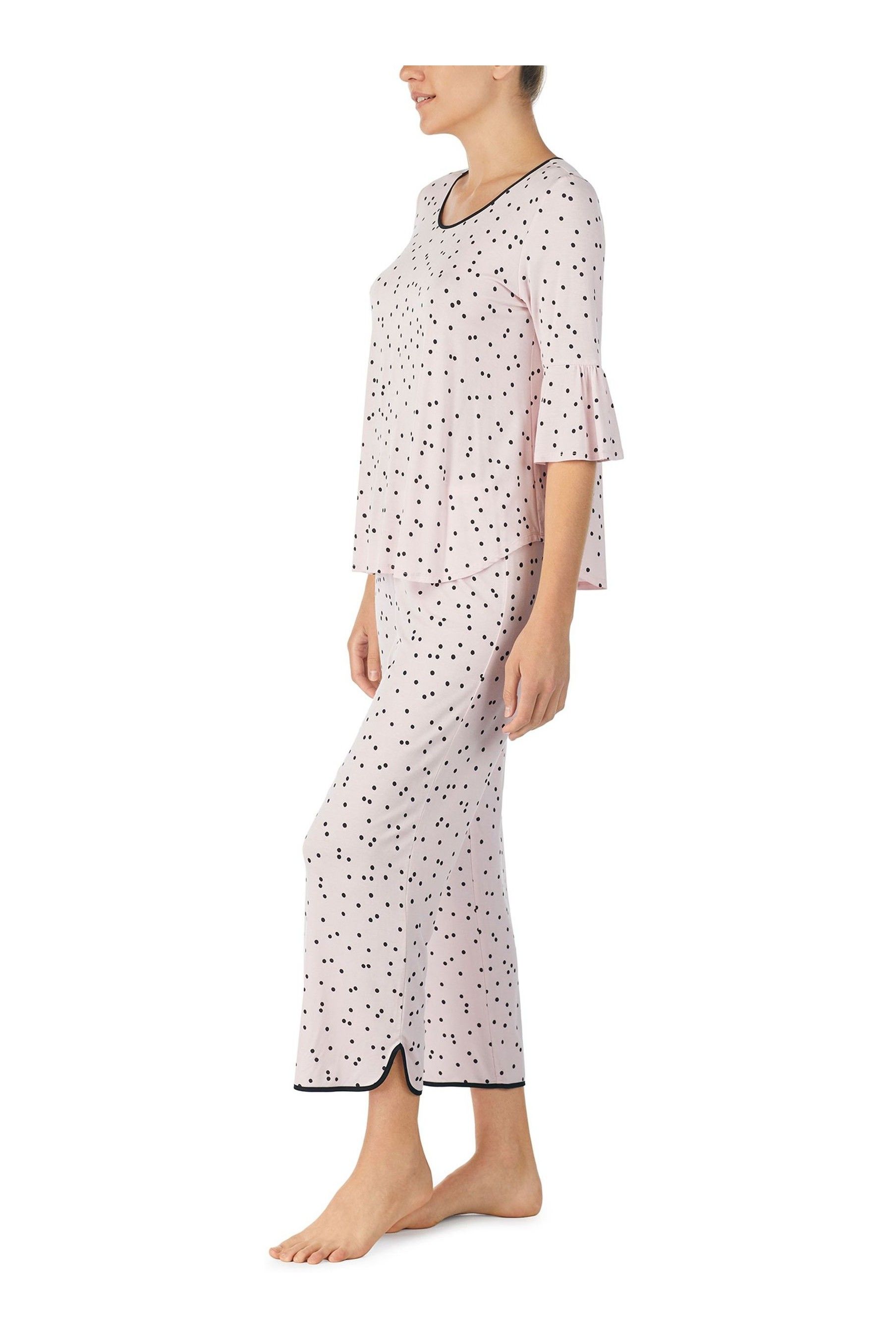 Buy kate spade new york Pink Scattered Polka Dot Cropped Leg Pyjama Set from Next Luxembourg