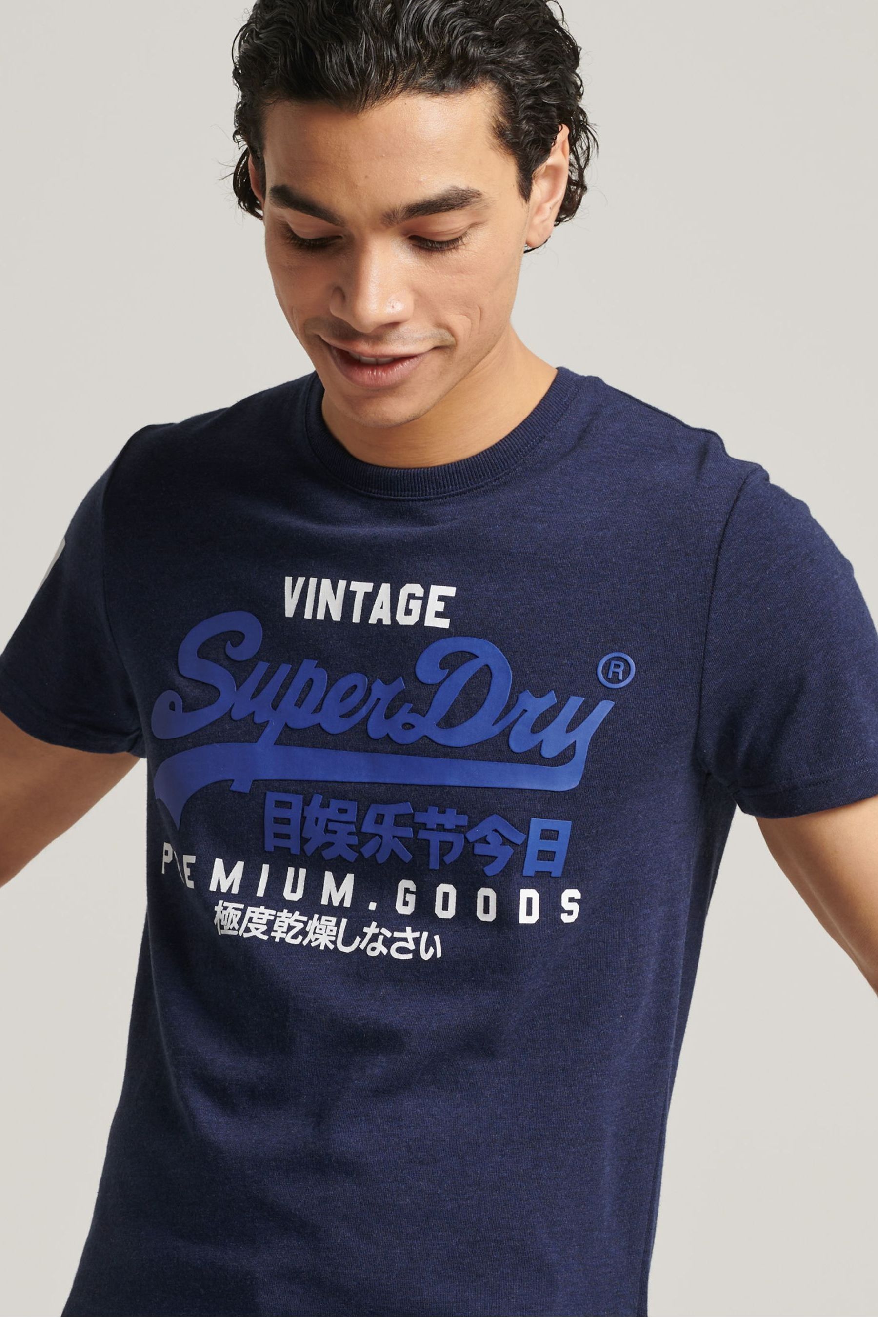 Superdry blue shirt top