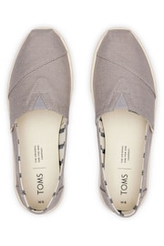 TOMS Alpargata Classic in Black Recycled Cotton - Image 4 of 5