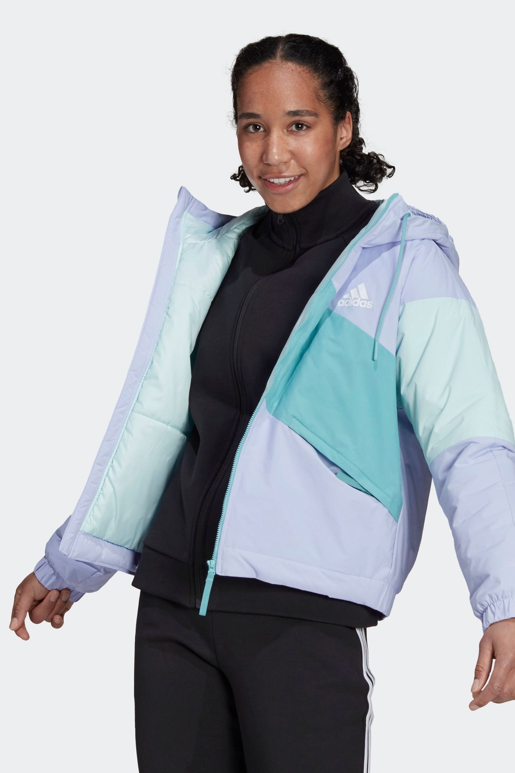 Buy adidas Back to Sport Hooded Insulated Jacket from the Next UK online shop
