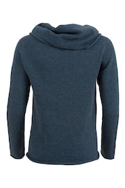 Celtic & Co Blue Collared Slouch Jumper - Image 2 of 3