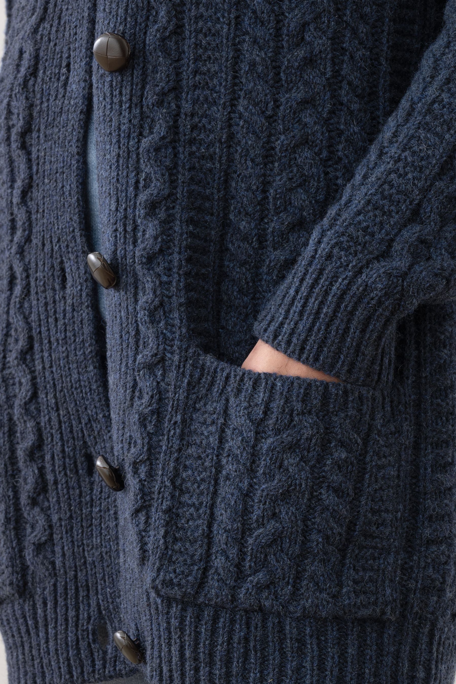 Blue boyfriend cardigan online