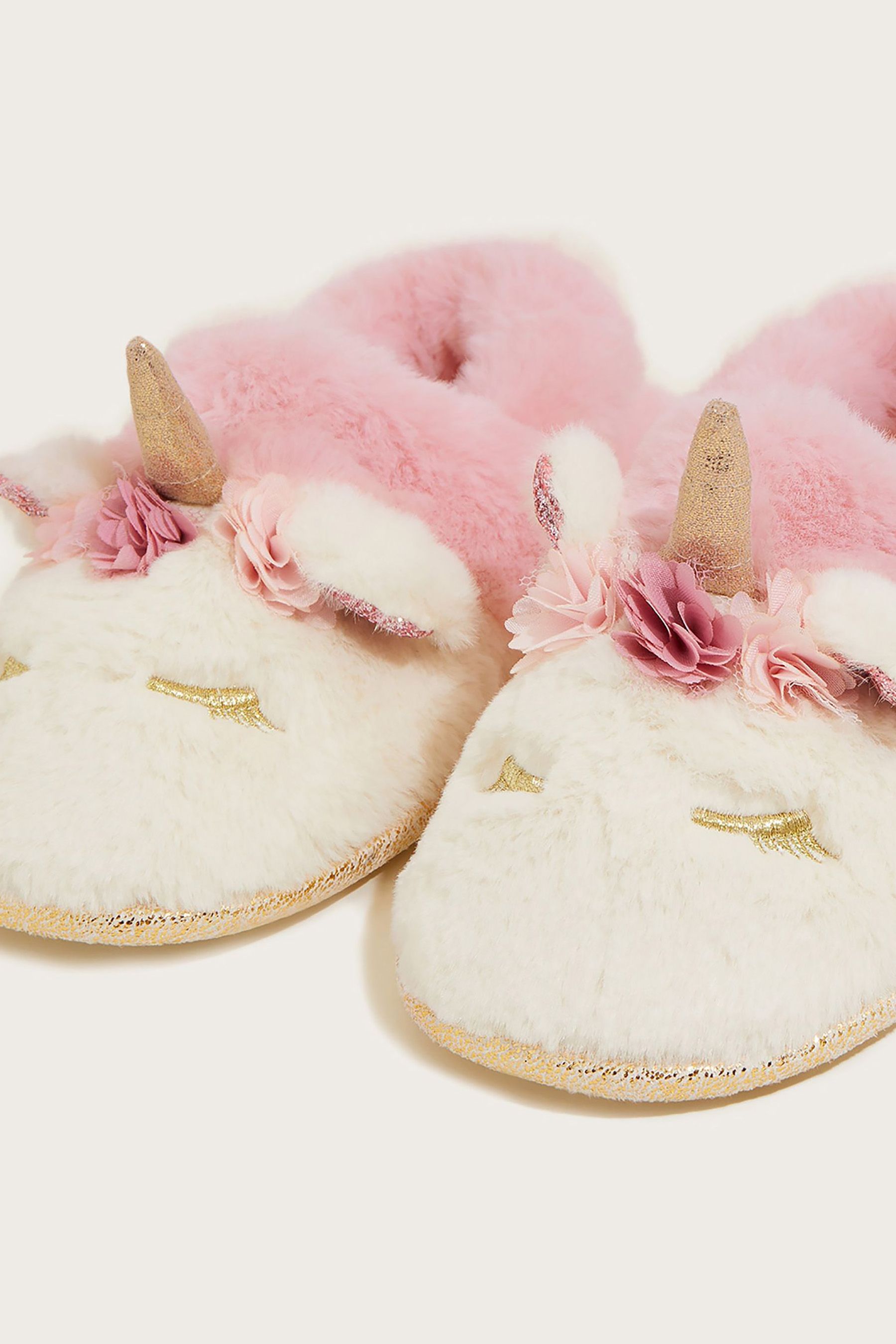 Monsoon unicorn slippers shop