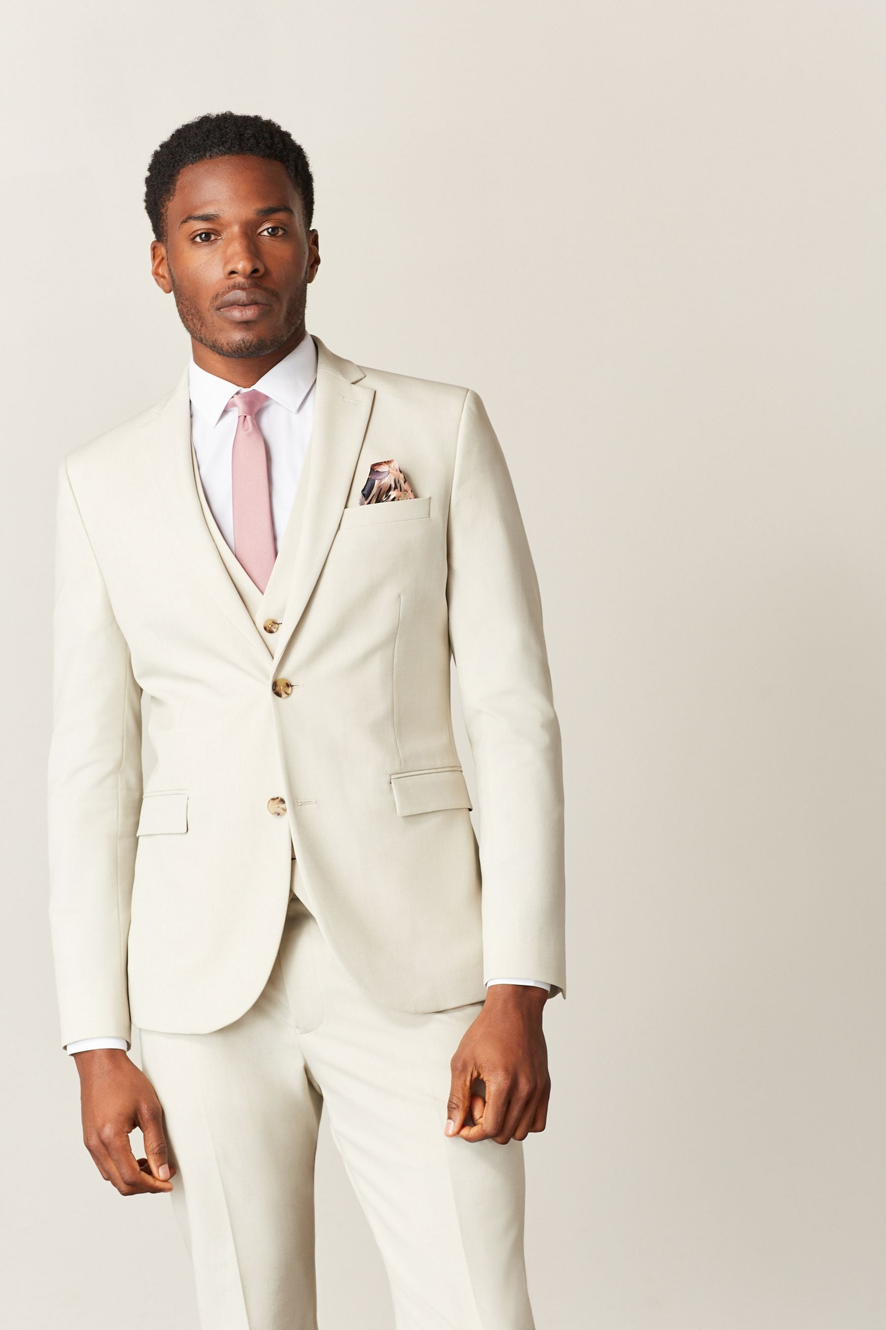 Buy Ecru White Skinny Motion Flex Stretch Suit Jacket from Next Luxembourg
