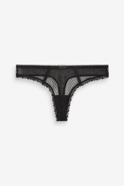 Red/Black Thong Embroidered Knickers 2 Pack - Image 3 of 7