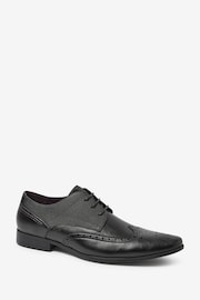 Black Brogue Shoes - Image 3 of 5