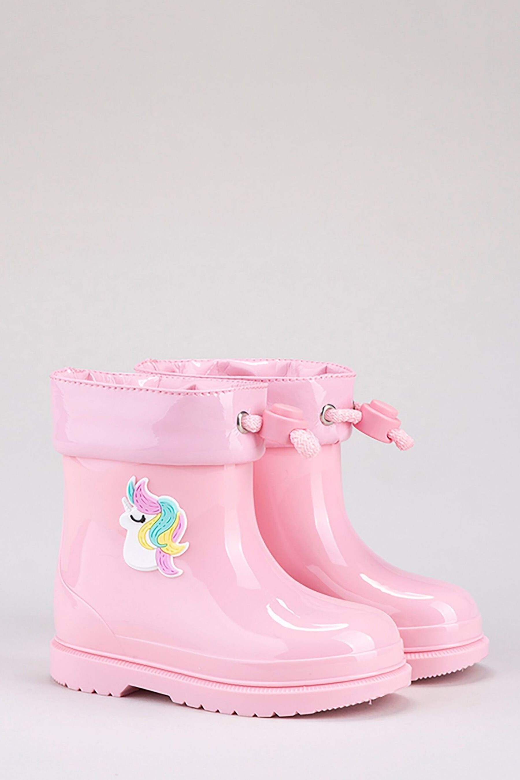 Buy Igor Pink Bimbi Unicorn Rain Boots from Next Luxembourg