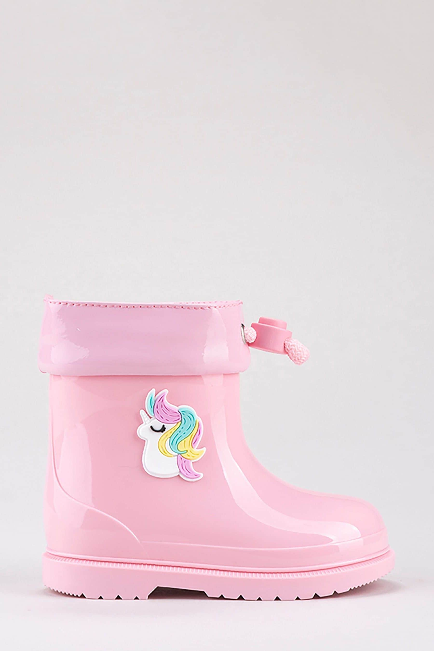 Buy Igor Pink Bimbi Unicorn Rain Boots from Next Luxembourg