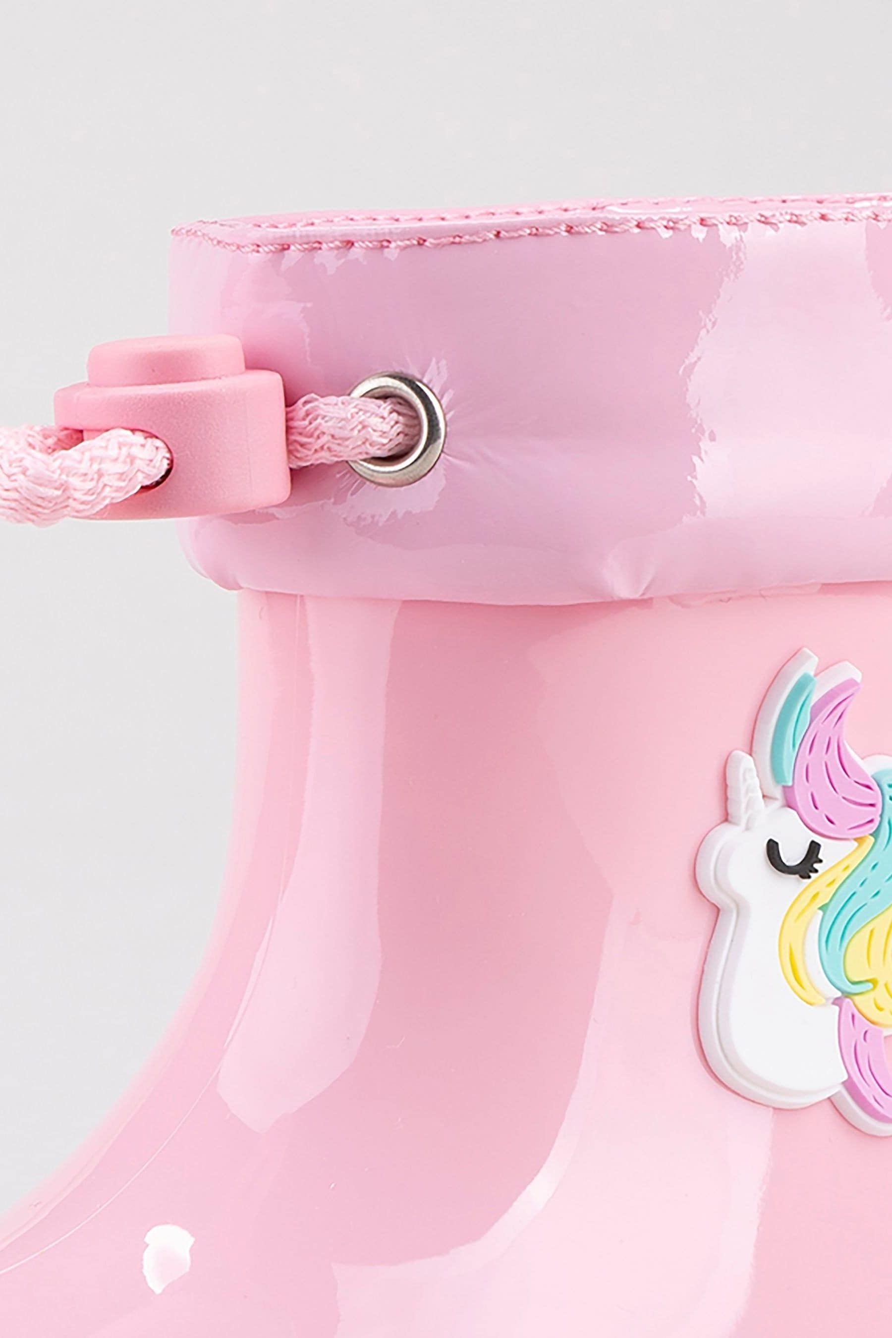 Pink unicorn rain boots deals