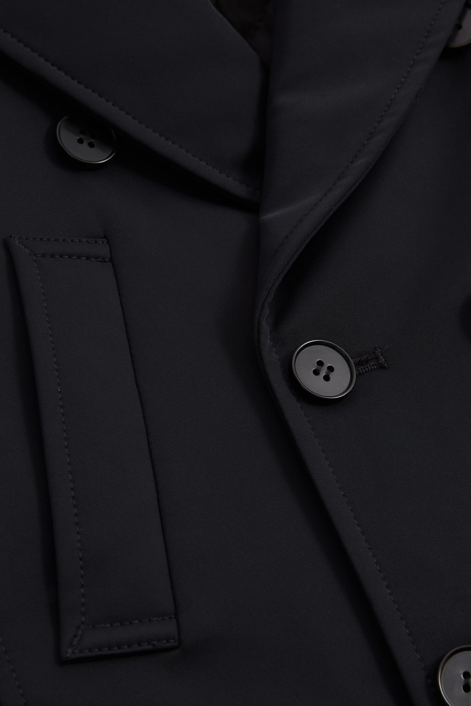 Reiss Navy Brannagh Senior Technical Peacoat - Image 8 of 8