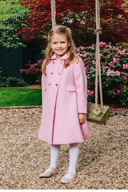 Trotters London Pink Classic Coat - Image 4 of 9