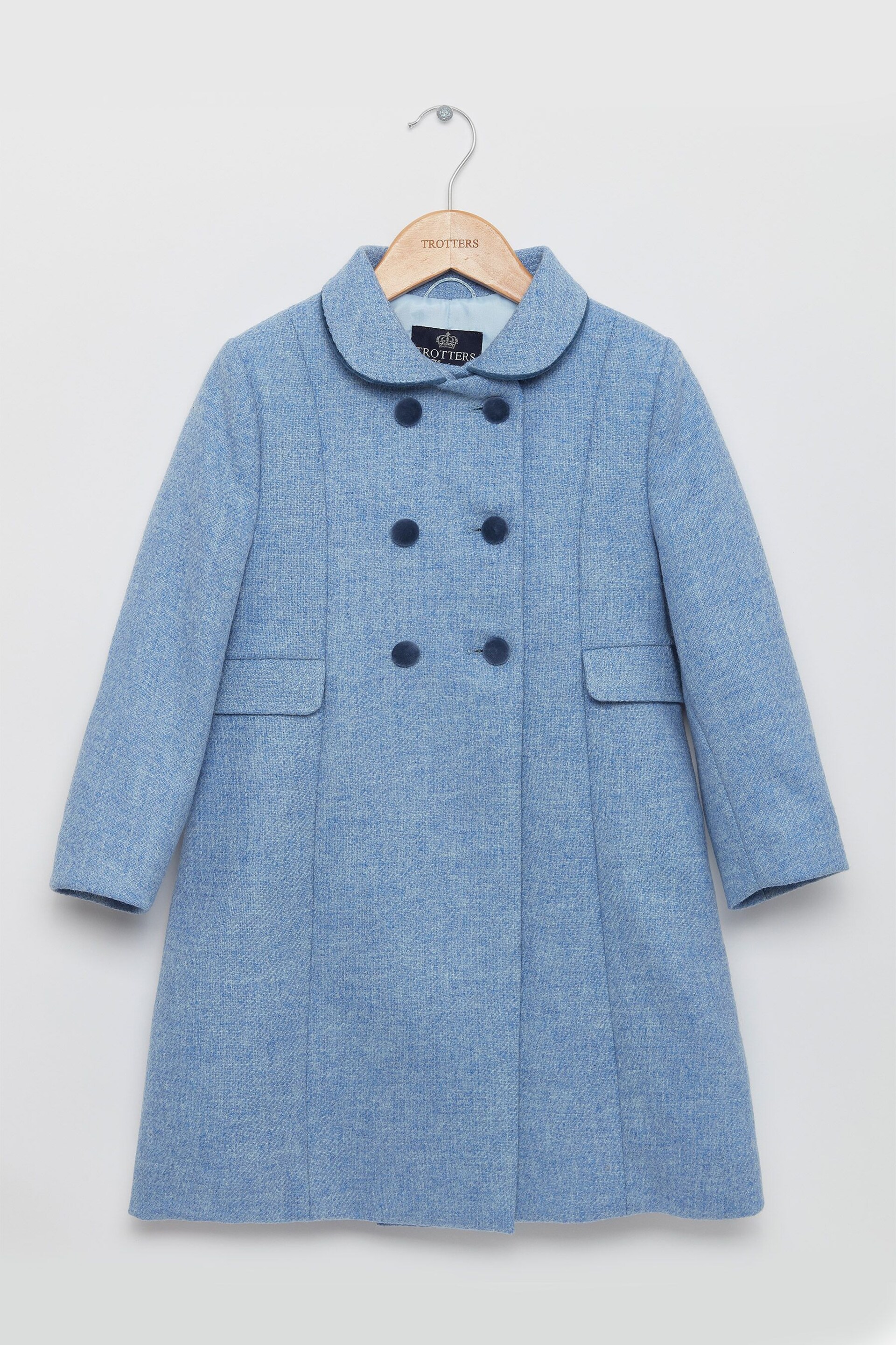 Trotters London Blue Classic Coat - Image 5 of 7