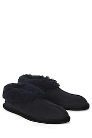 Celtic & Co Blue Sheepskin Bootee Slippers - Image 4 of 6