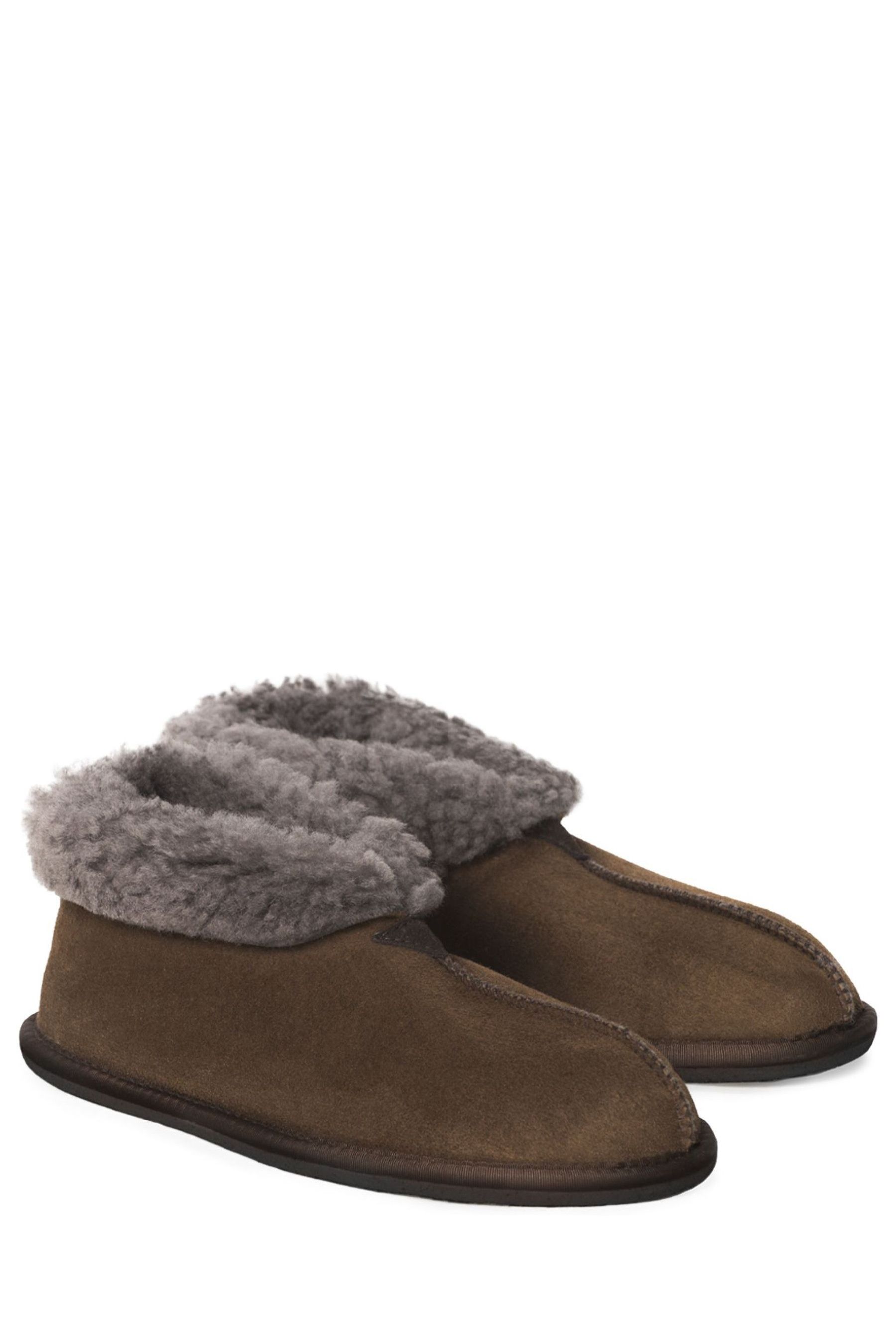 Celtic Co. Mens Sheepskin Bootee Slippers