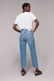 Whistles Authentic Hollie Button Crop Jeans - Image 2 of 5