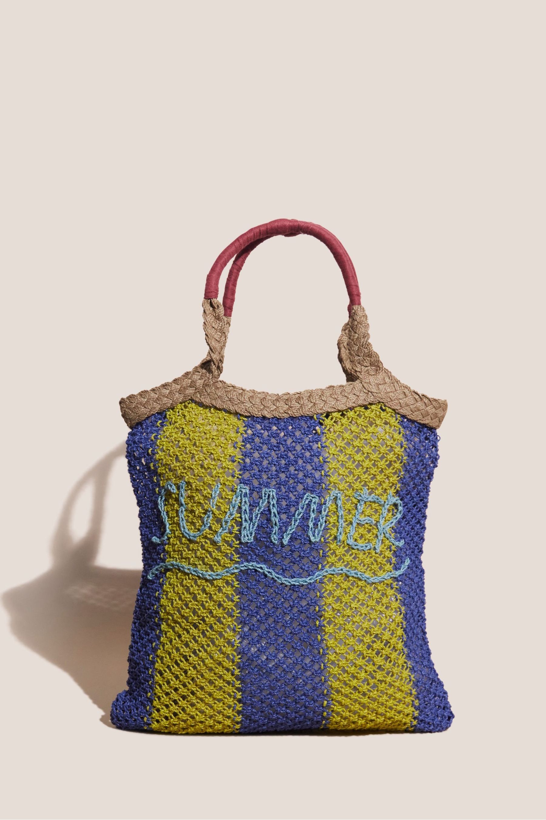 Buy White Stuff Natural Summer Jute Macrame Shopper Bag from Next Germany