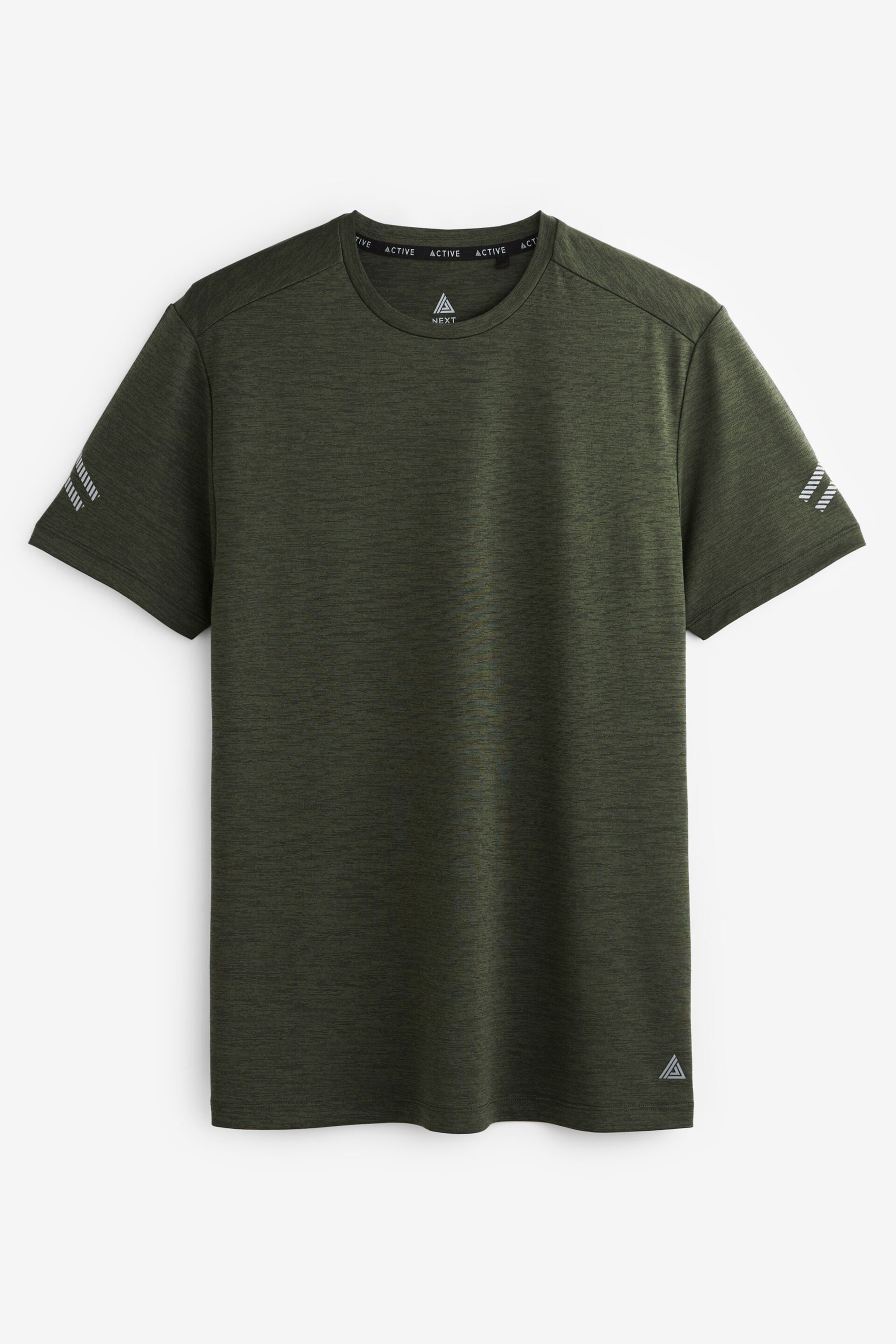Khaki Green Active Gym & Training T-Shirt - Image 7 of 7
