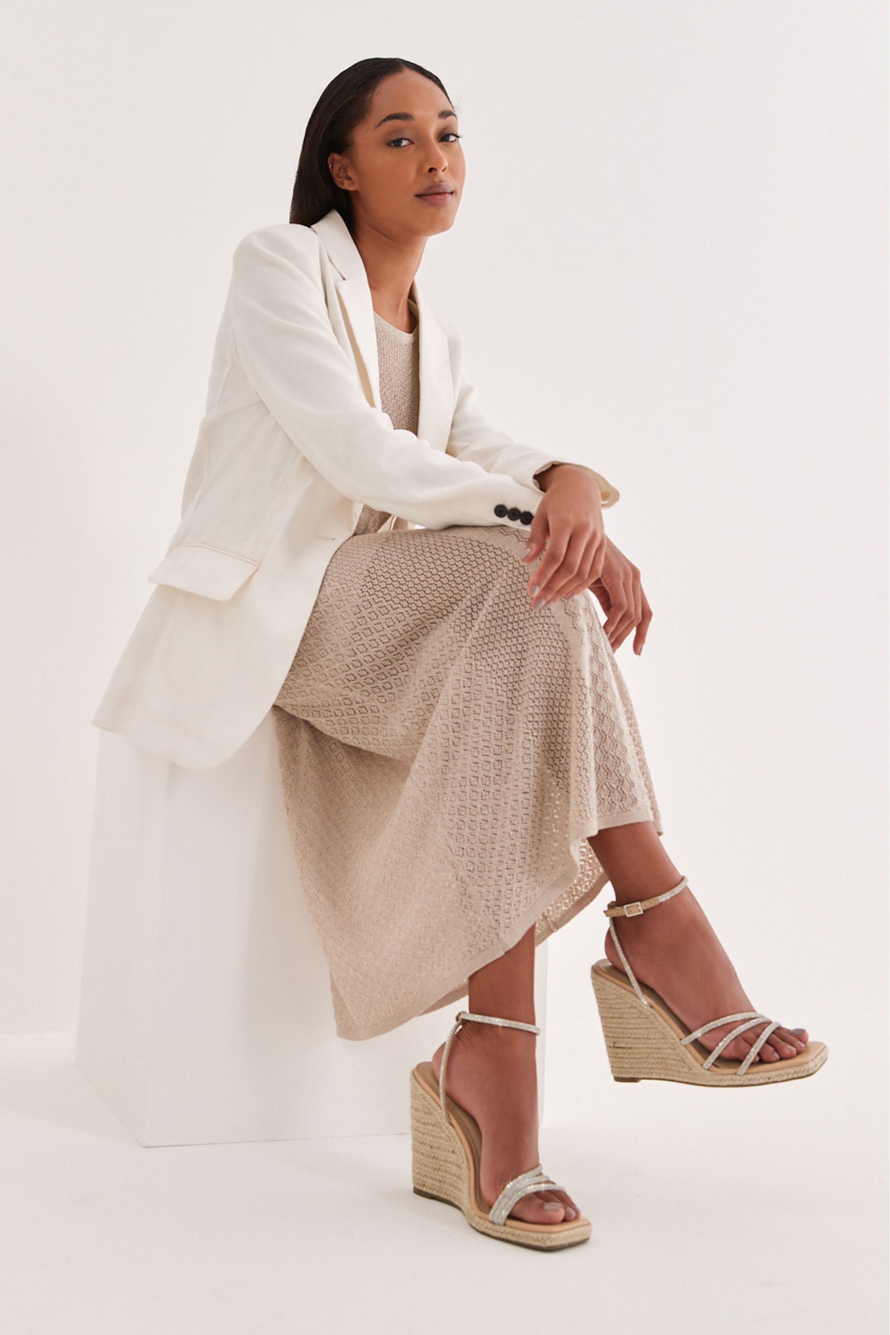 Next nude wedges clearance