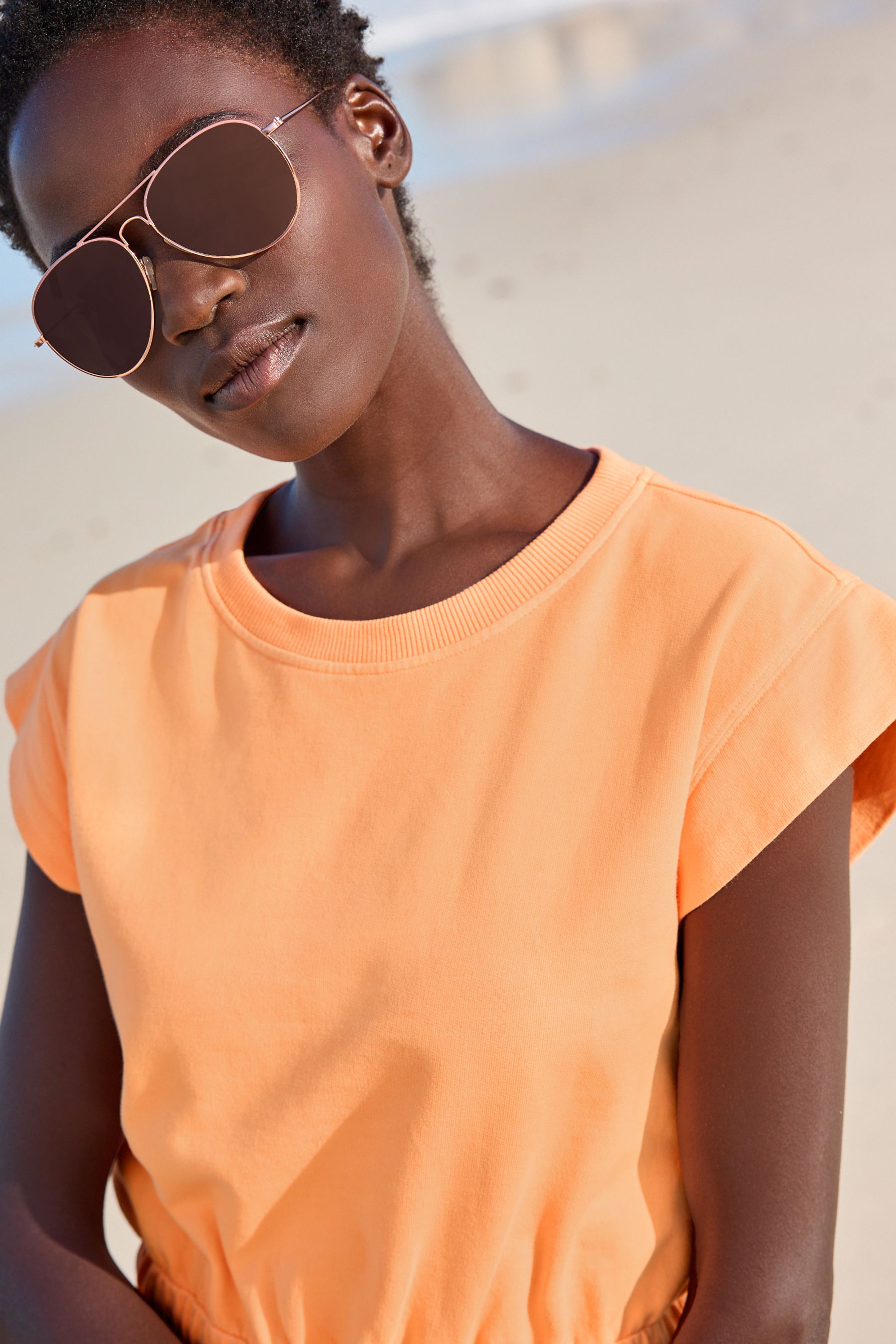Robe sweat orange 2025