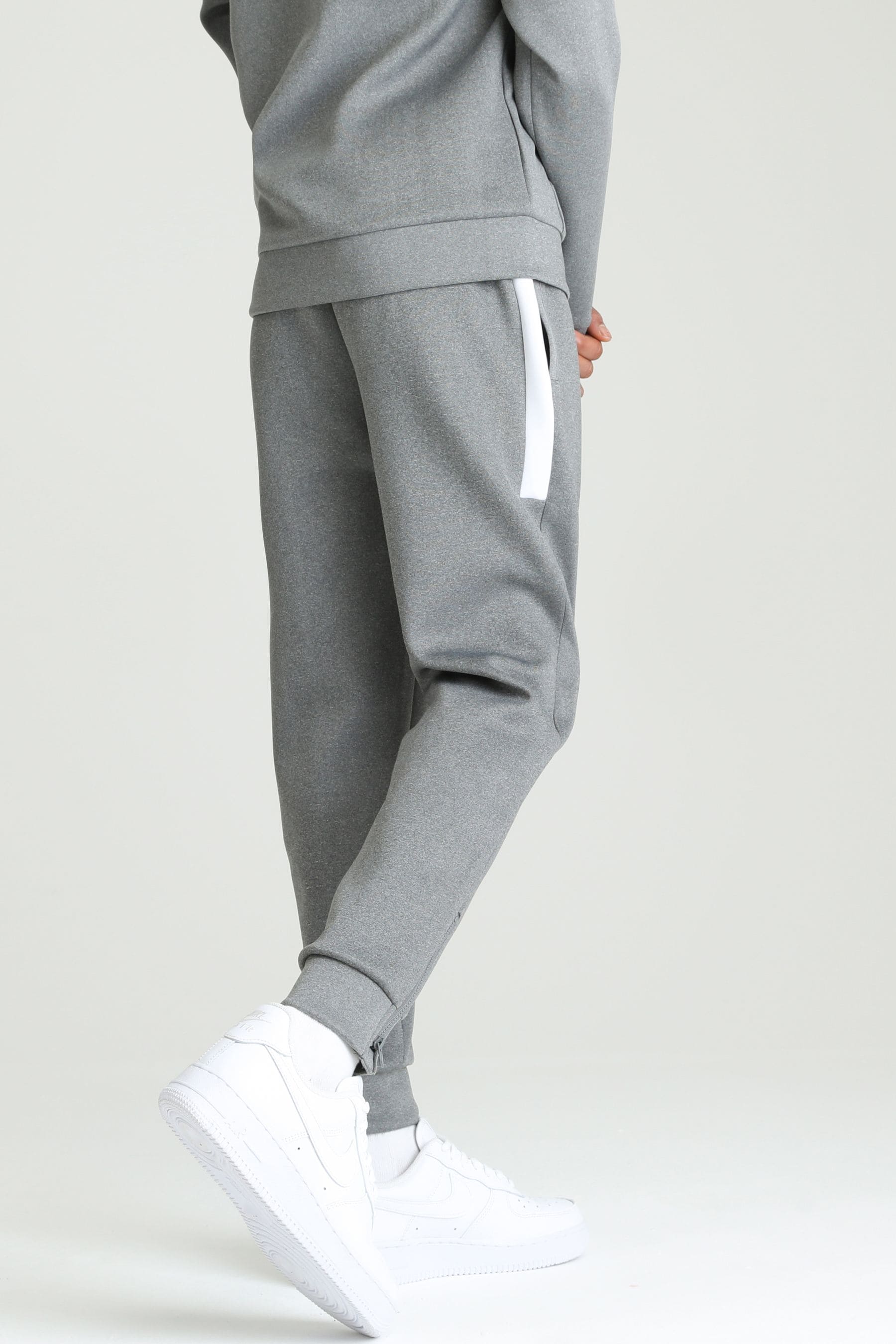 Buy Rascal Kids Grey Essentials Panel Joggers from Next Luxembourg