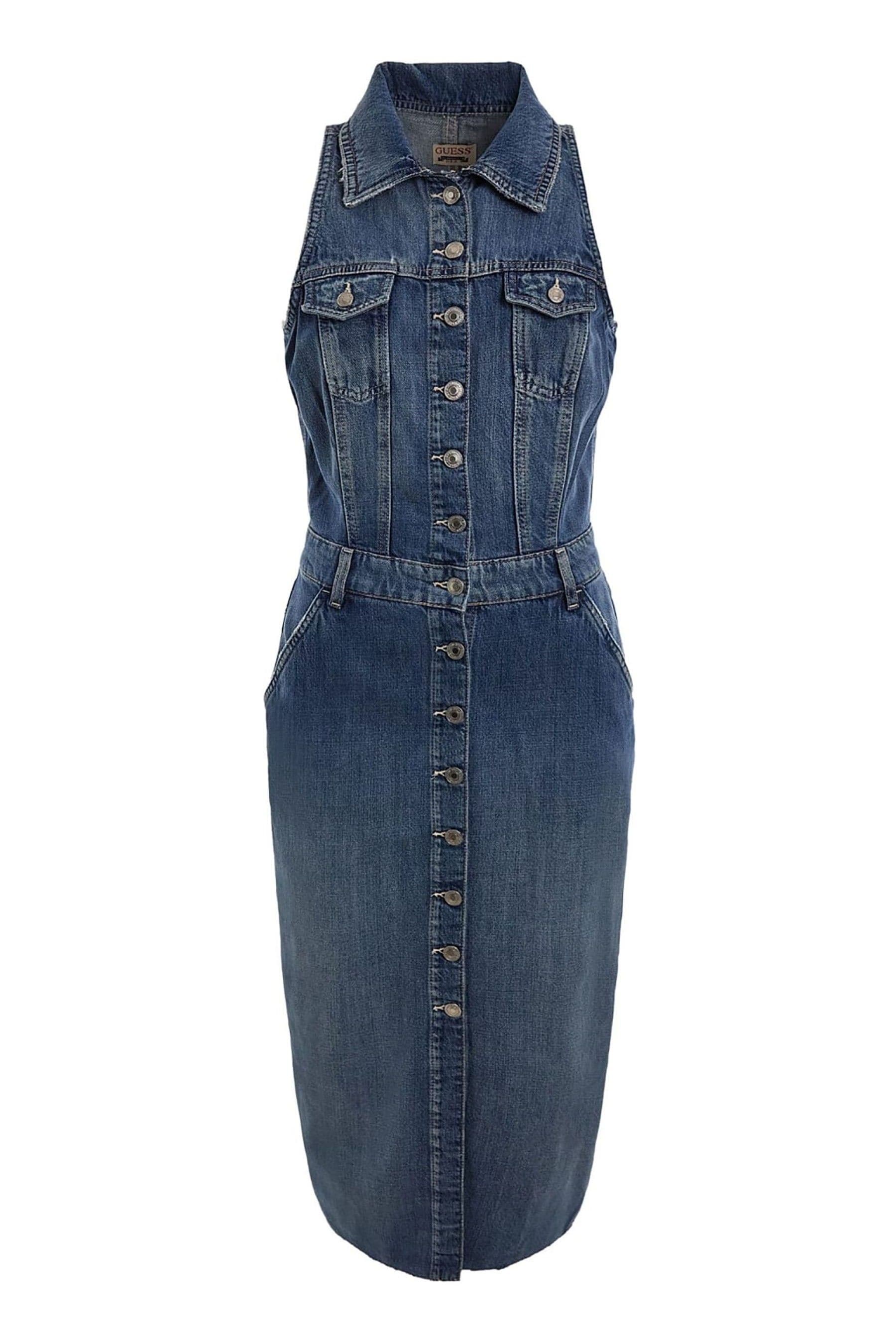 Guess denim maxi dress on sale