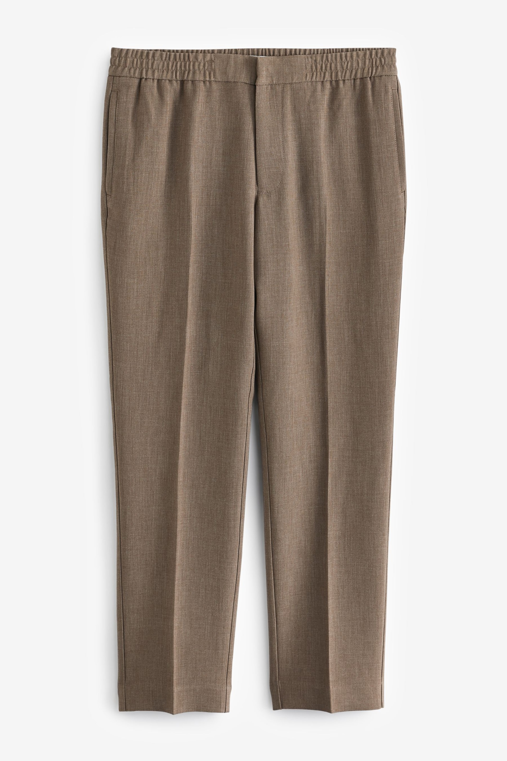 River Island Brown Elastic Ponte Trousers - Image 5 of 5