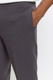 River Island Grey Elastic Ponte Trousers - Image 5 of 6