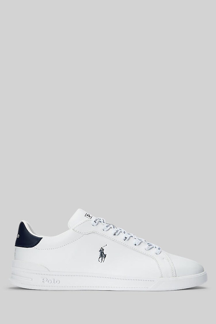 Polo Ralph Lauren Leather Heritage Court II Trainers - Image 2 of 6