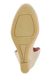 Jones Bootmaker Ladies Alyssa Wedge Espadrilles - Image 4 of 6