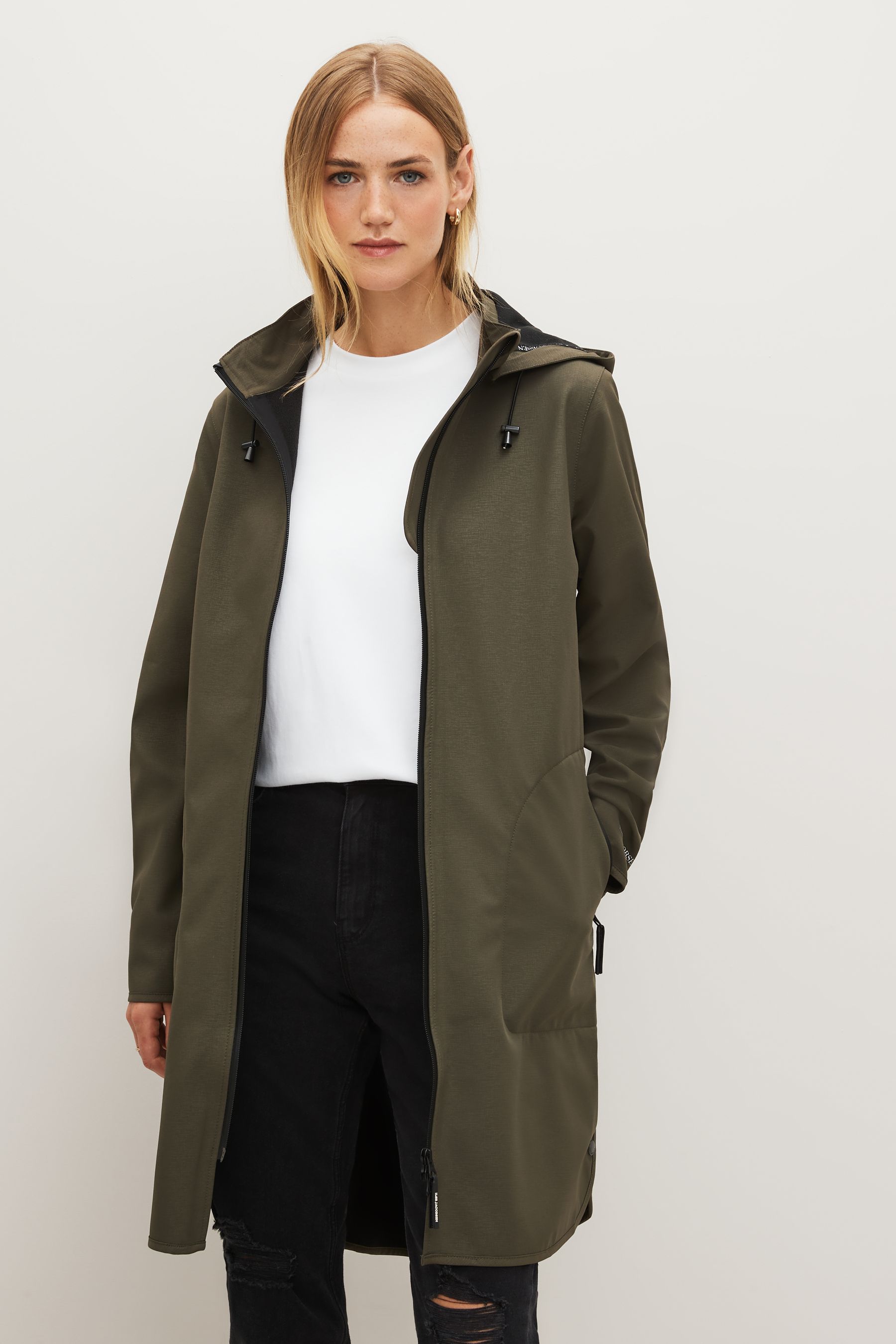 Ilse jacobsen waterproof coat hotsell