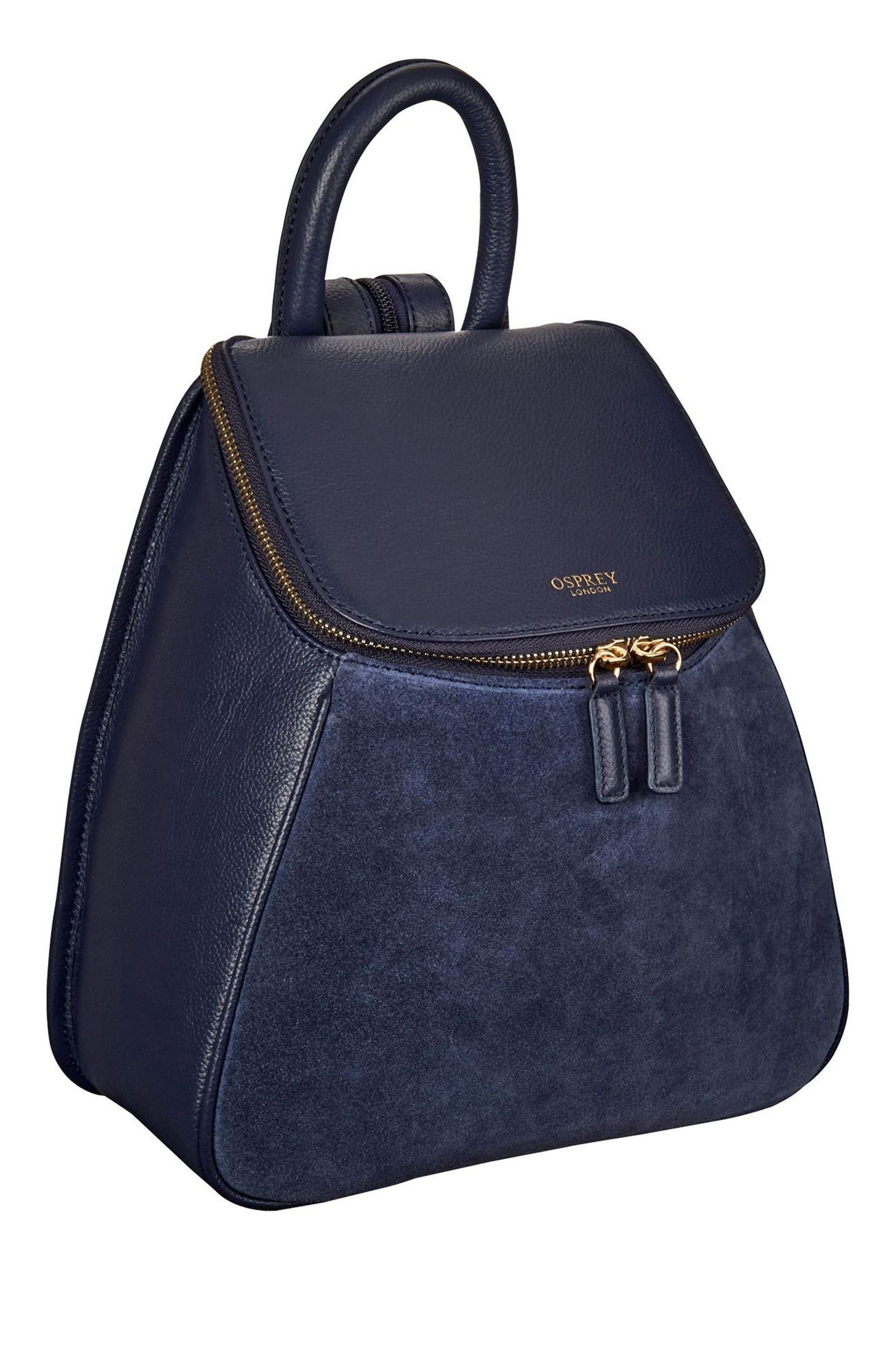 Buy OSPREY LONDON Nappa Leather Suede Rhoda Backpack from Next USA