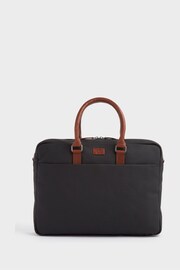 OSPREY LONDON Waxed Canvas & Glazed Calf Leather Grantham Laptop Bag - Image 2 of 7