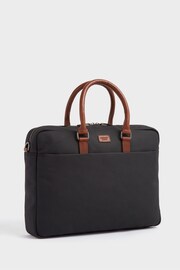 OSPREY LONDON Waxed Canvas & Glazed Calf Leather Grantham Laptop Bag - Image 3 of 7