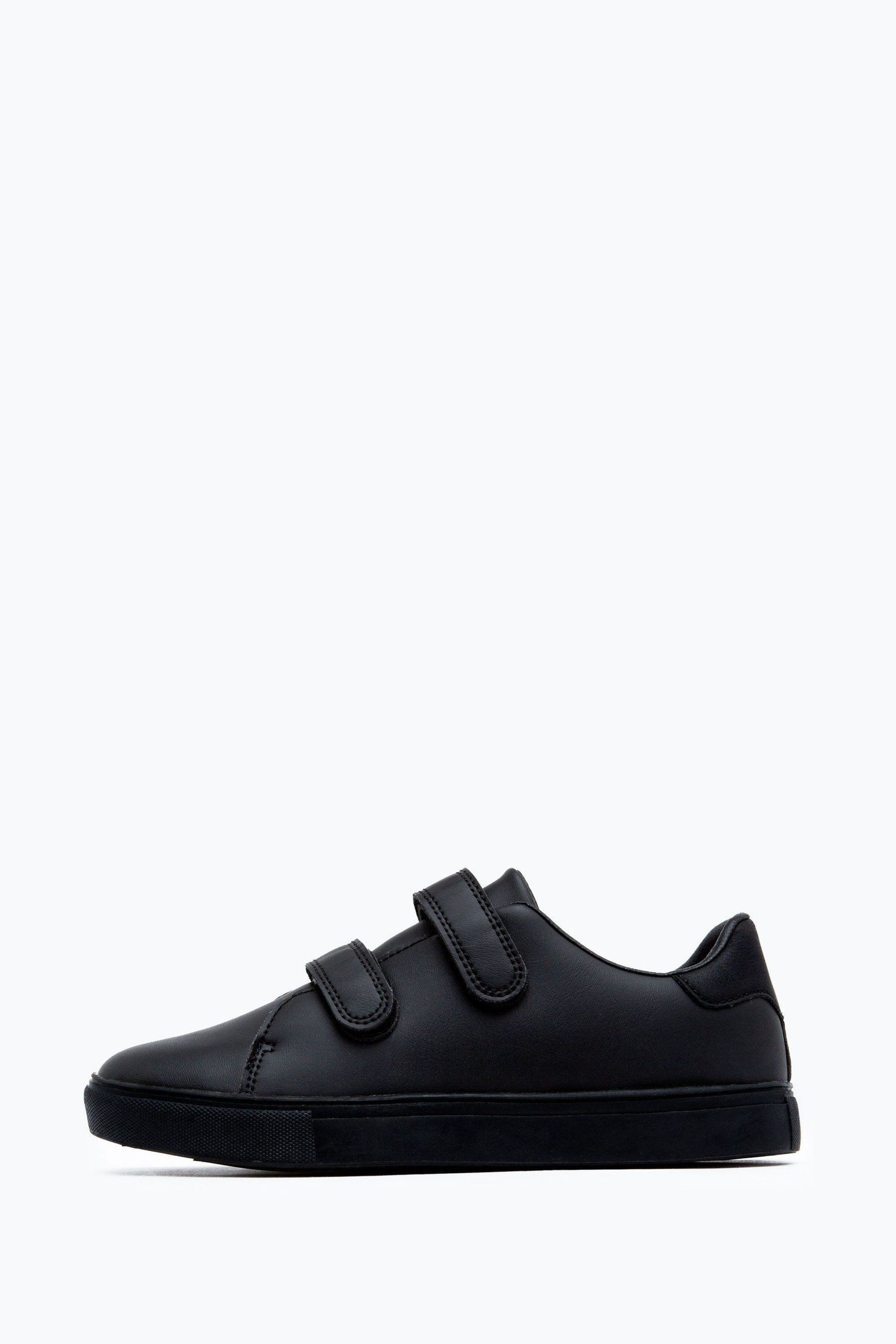 Black velcro infant trainers top