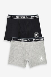 Converse Black Boxers 2 Pack - Image 1 of 7