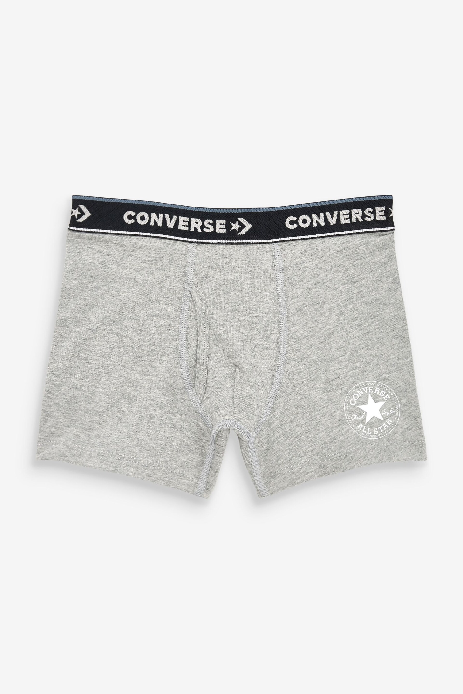 Converse Black Boxers 2 Pack - Image 3 of 7