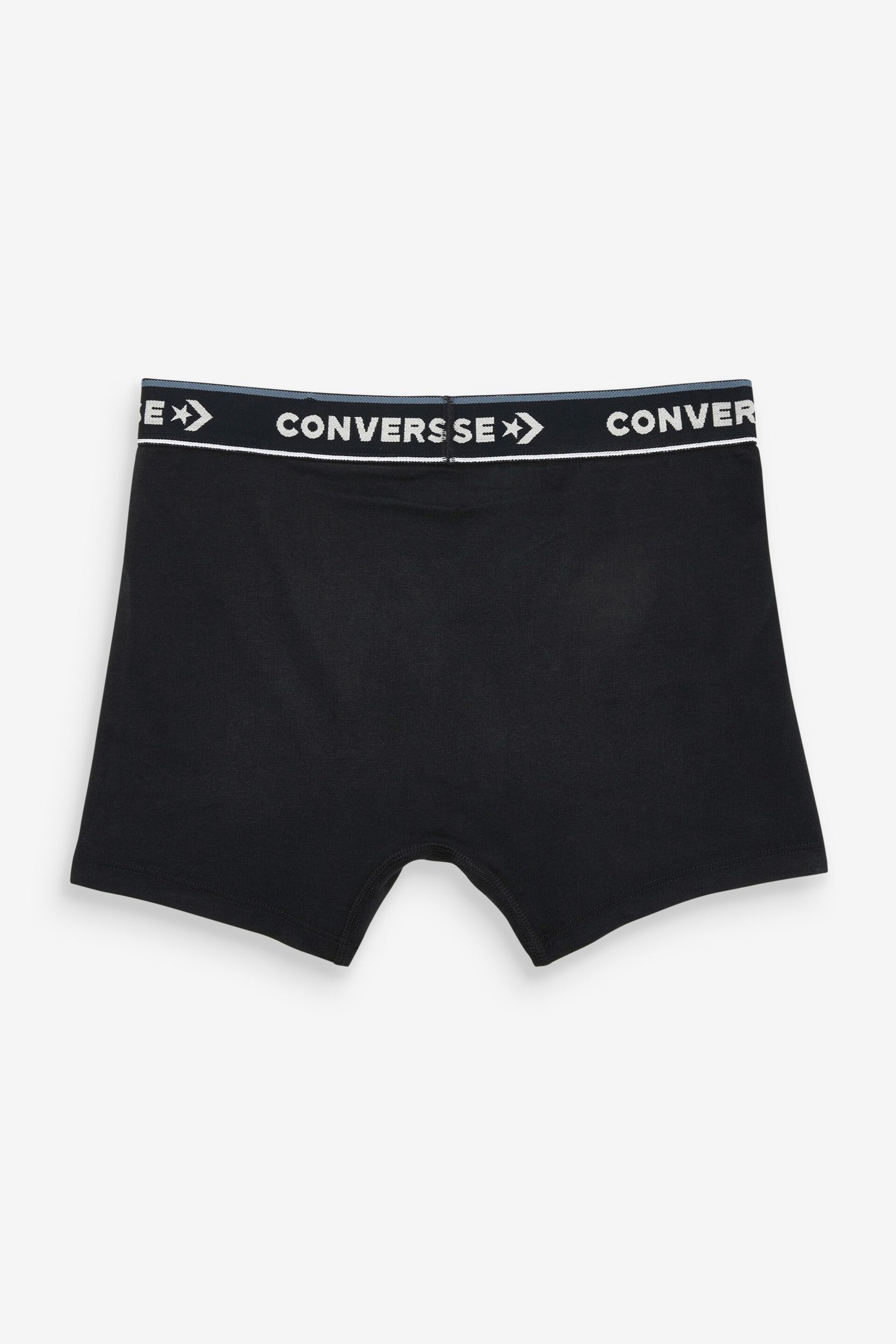 Converse Black Boxers 2 Pack - Image 4 of 7