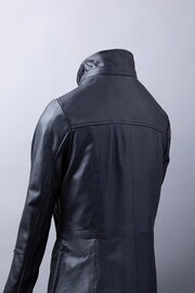 Lakeland Leather Rydalwater Leather Hooded Coat In Black - Image 10 of 12