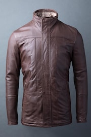 Lakeland Leather Brown Garsdale Leather Coat - Image 5 of 5