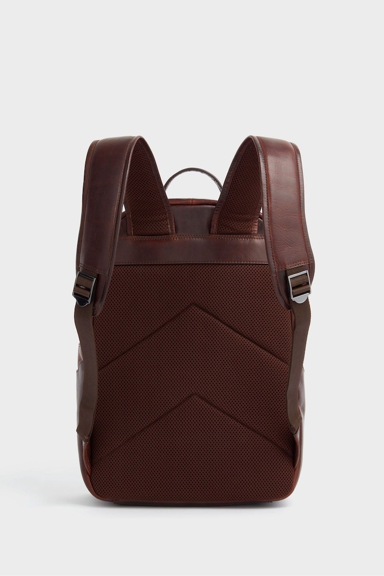 OSPREY LONDON Carter Saddle Leather Backpack - Image 2 of 6