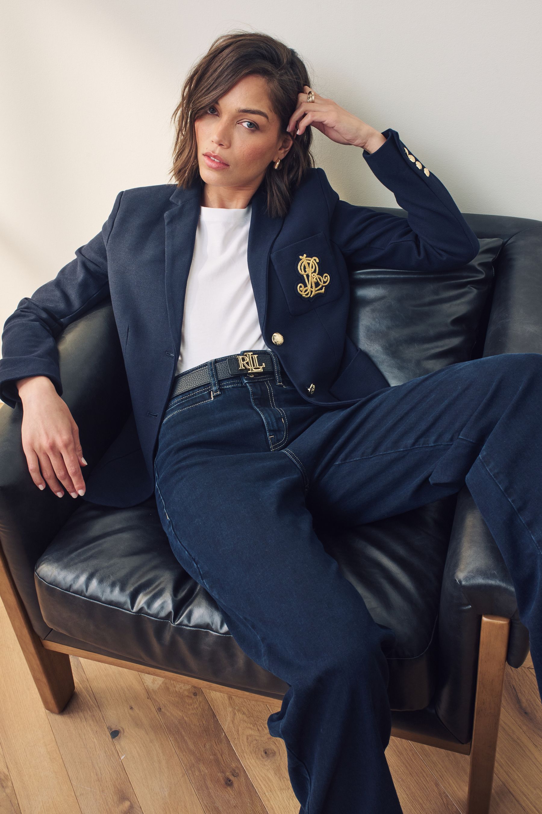 Navy ralph lauren blazer shop