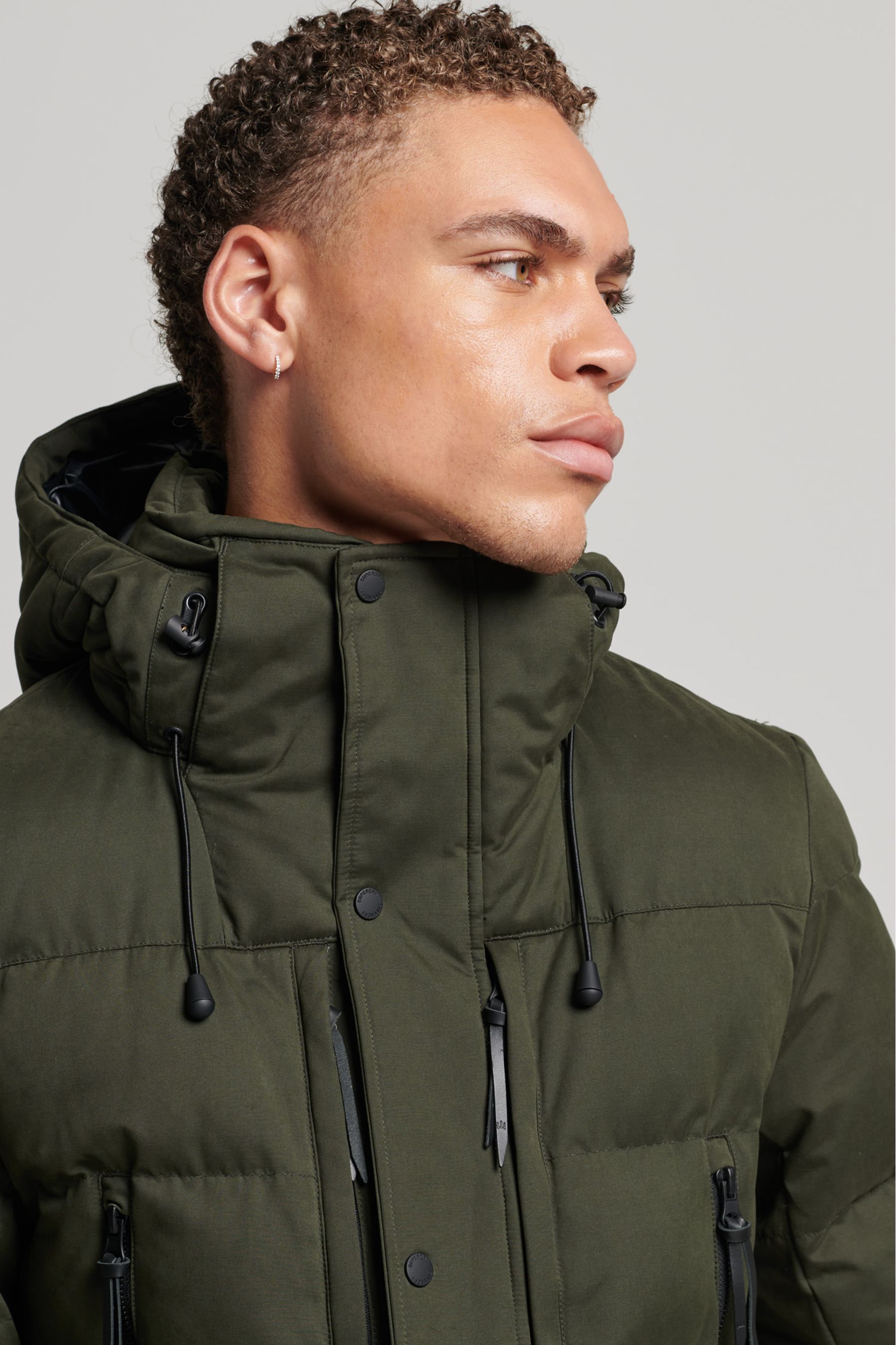 Buy Superdry Green Microfibre Expedition Parka Coat from Next Lithuania