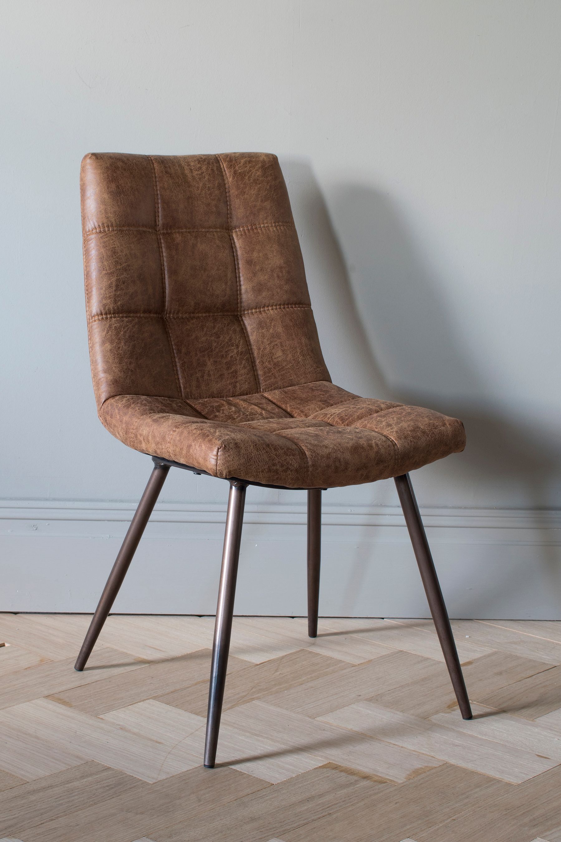 Gallery Home Set of 2 Brown Dallas Dining Chairs