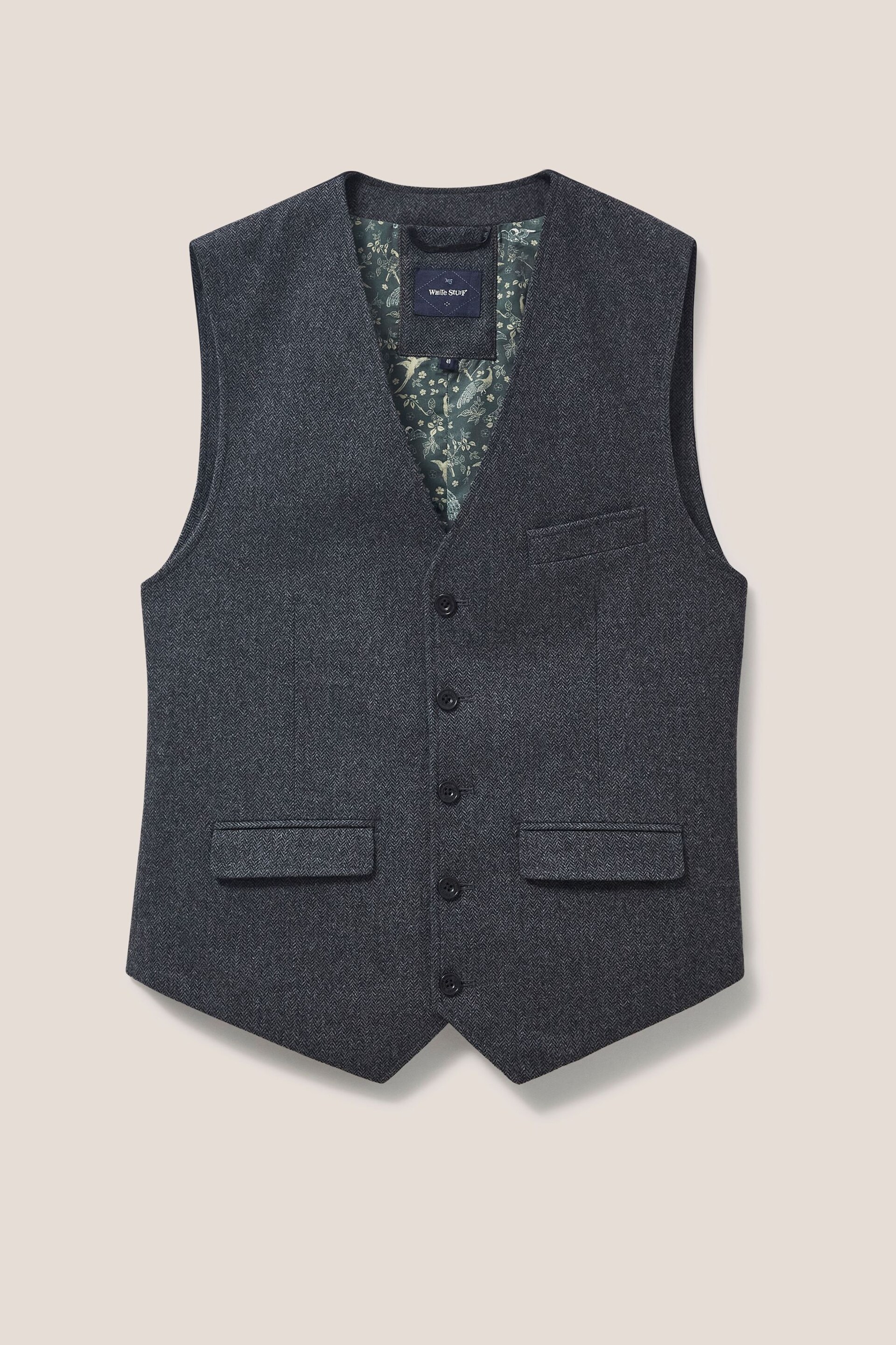 White Stuff Grey Heath Waistcoat - Image 4 of 4